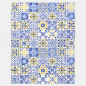 Portuguese Tiles Pattern  Fleece Deken (Voorkant)