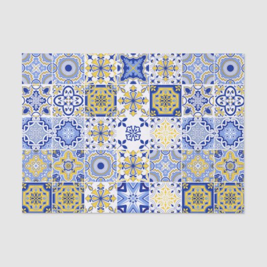 Portuguese Tiles Pattern  Tissuepapier (Voorkant)