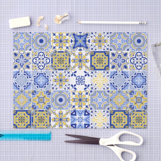 Portuguese Tiles Pattern  Tissuepapier (Craft)