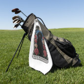 Portuguese Water Dog Golfhanddoek (Groen)