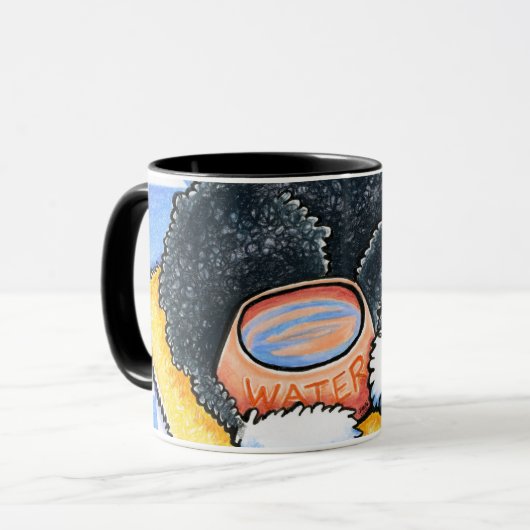 Portuguese Water Dog Mok (Voorkant links)