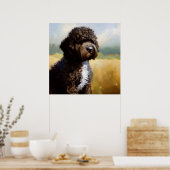 Portuguese Water Dog Poster (Keuken)