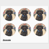 Portuguese Water Dogs Cute Anime Sticker (Feuille)