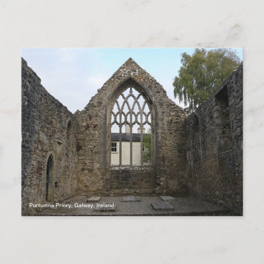 Portumna Priory Ruine Irlande Carte postale (Devant)