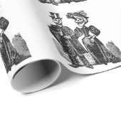 Posada Skeleton Couple Cadeaupapier (Rol Hoek)