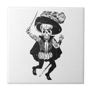 Posada Swashbucking Calavera (Skeleton) Tegeltje