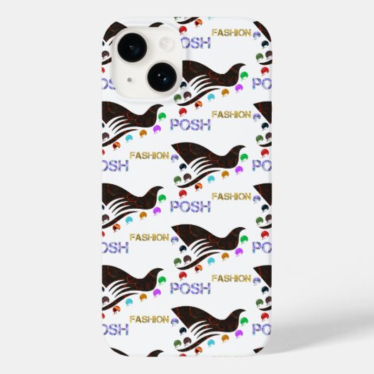 posante mode Case-Mate iPhone case (Achterkant)