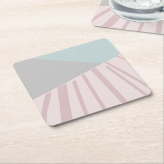 Posavasos de cartón hun vierkante kartonnen onderzetter