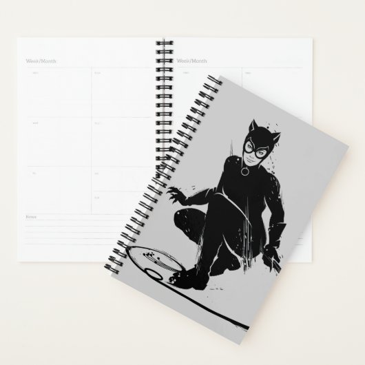 Pose à pinceau en encre Catwoman (Devant avec enveloppe)