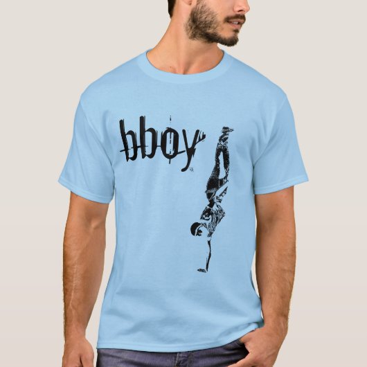 pose bboy de T-shirt par le benz de L.V.C. (Devant)