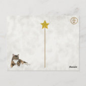 Pose de chat sot - Carte postale d'Annie (Dos)