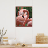 Pose de Flamant rose 20x24 Impression -autres tail (Cuisine)