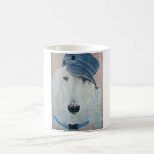 Pose de la tasse de caniche