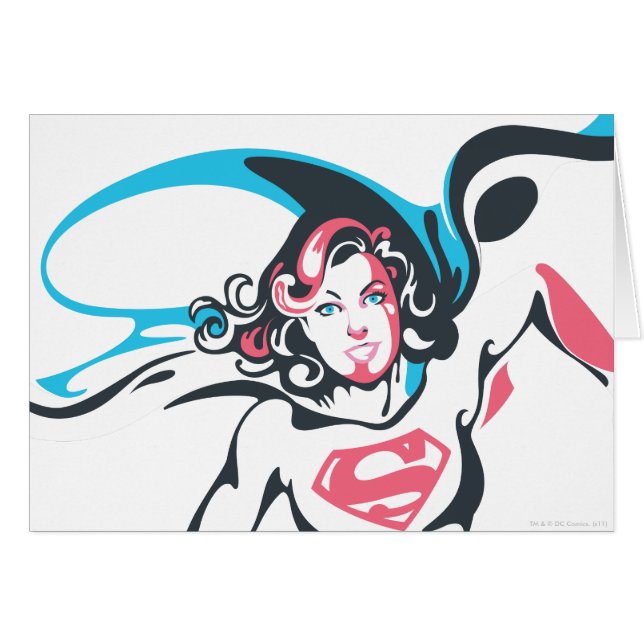 Pose d'éclaboussure couleur Supergirl 2 (Devant horizontal)