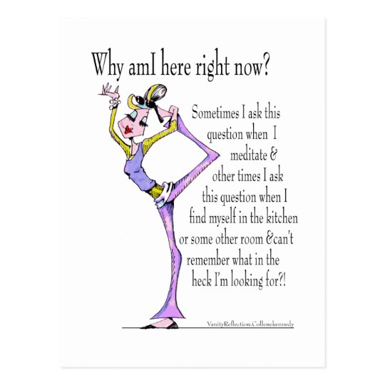 Pose Drole De Yoga Carte Postale D Humour De Yoga Zazzle Be