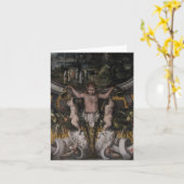 Pose gothique ~ Carte de voeux et de notes (Fleur jaune)