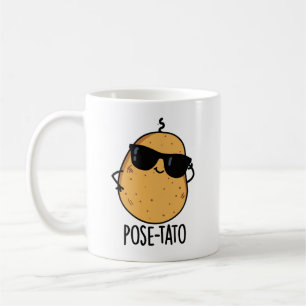 Pose-tato Grappige Aardappel Woordgrap Koffiemok