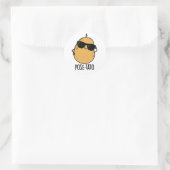 Pose-tato Grappige Aardappel Woordgrap Ronde Sticker (Tas)