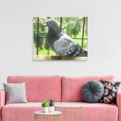 Poseerduif Canvas Afdruk (Insitu (Woonkamer))