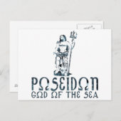 Poseidon Briefkaart (Voorkant / Achterkant)