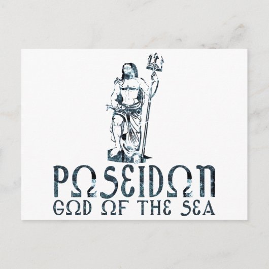 Poseidon Briefkaart (Voorkant)