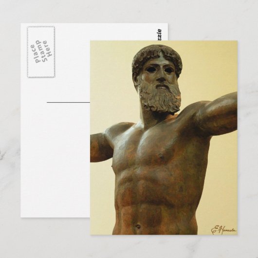 Poseidon Briefkaart (Voorkant / Achterkant)