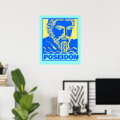 Poséidon coloré Impression (Bureau à domicile)