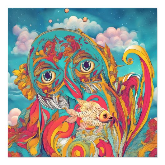 Poseidon Foto Afdruk (Voorkant)