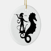 Poseidon, Grieks reliëf Keramisch Ornament (Rechts)