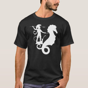 Poseidon, Grieks reliëf T-shirt