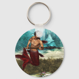 Poseidon Merman Sleutelhanger