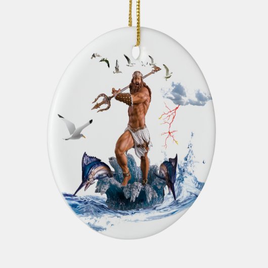 Poseidon Ornament (Rechts)