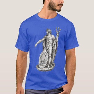 Poseidon Trident Griekse godmythologie T-shirt