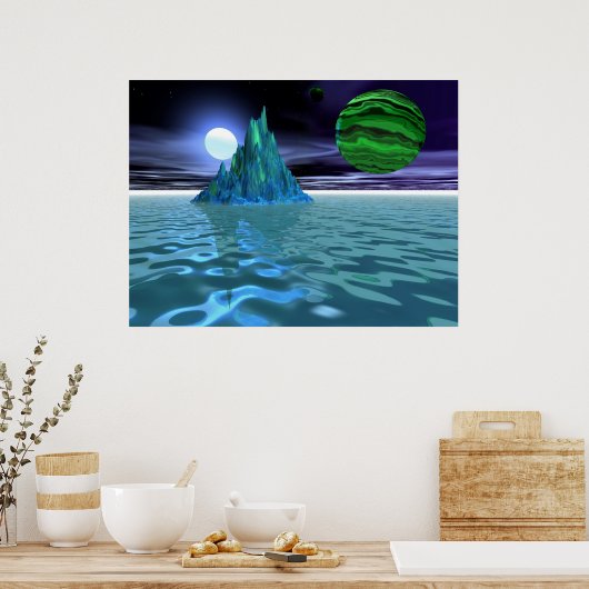 Poseidon's Lair Poster (Keuken)