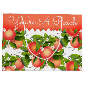 Poser Fruit Floral Botanique Grand Sac Cadeau (Dos)