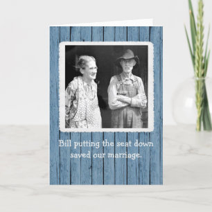 Poser la carte d'anniversaire du siège