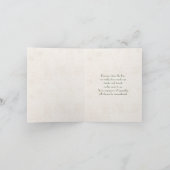 Poser le Rose sur la Carte de remerciements de la  (Intérieur)