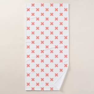 Poser les points de croix sur blanc