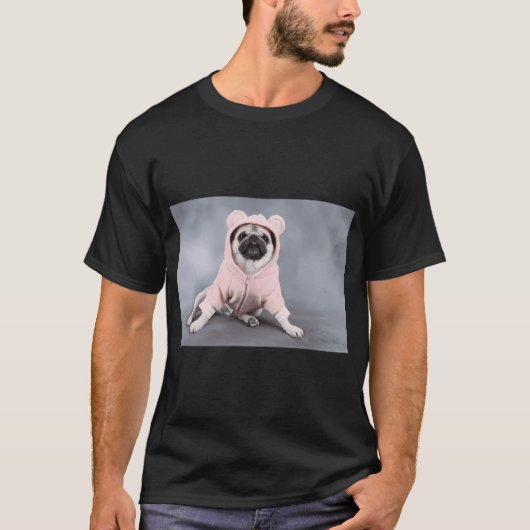 Poser Pug T-shirt (Voorkant)