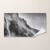 Poser sur les rochers (Serviette à main)