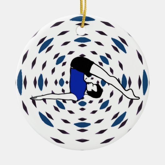 Poses de yoga - Ornements de Noël de Yoga (Devant)