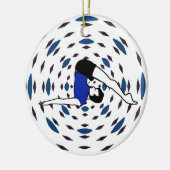 Poses de yoga - Ornements de Noël de Yoga (Gauche)