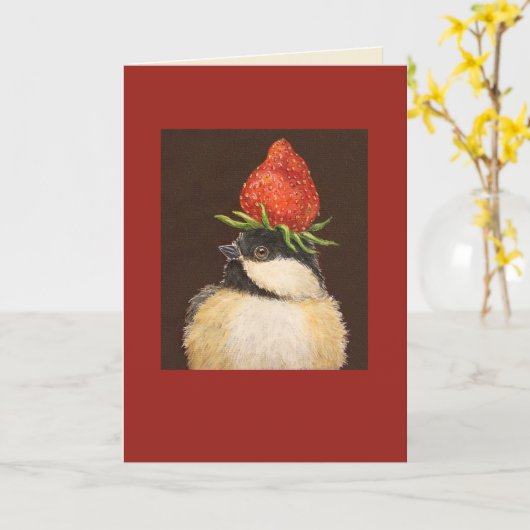 Posez la carte de poulet (Fleur jaune)