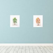 Posez le chêne avec les Feuilles verts et le feuil (Parquet)