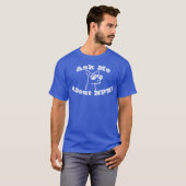 Posez-Moi Des Questions Sur Le MNP ! T-shirt bleu (Devant entier)