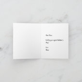 Posez votre pied vers le bas Carte de note pliée (Intérieur)