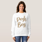 Posh Boss Leopard Gedrukt Pullover Sweatshirt (Voorkant volledig)