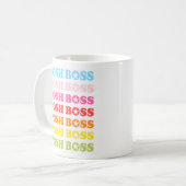 Posh Boss Star Studios Rainbow Coffee Mug (Devant gauche)
