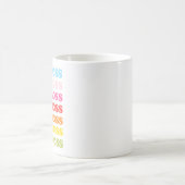 Posh Boss Star Studios Rainbow Coffee Mug (Centre)