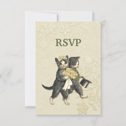Posh Cats Wedding RSVP 2 (Voorkant)